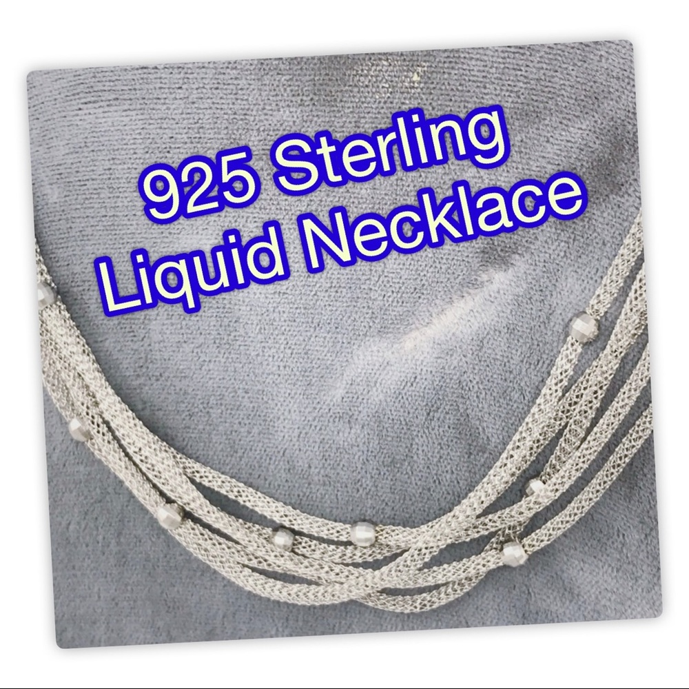 Simply Gorgeous Feminine Sterling Silver Necklace